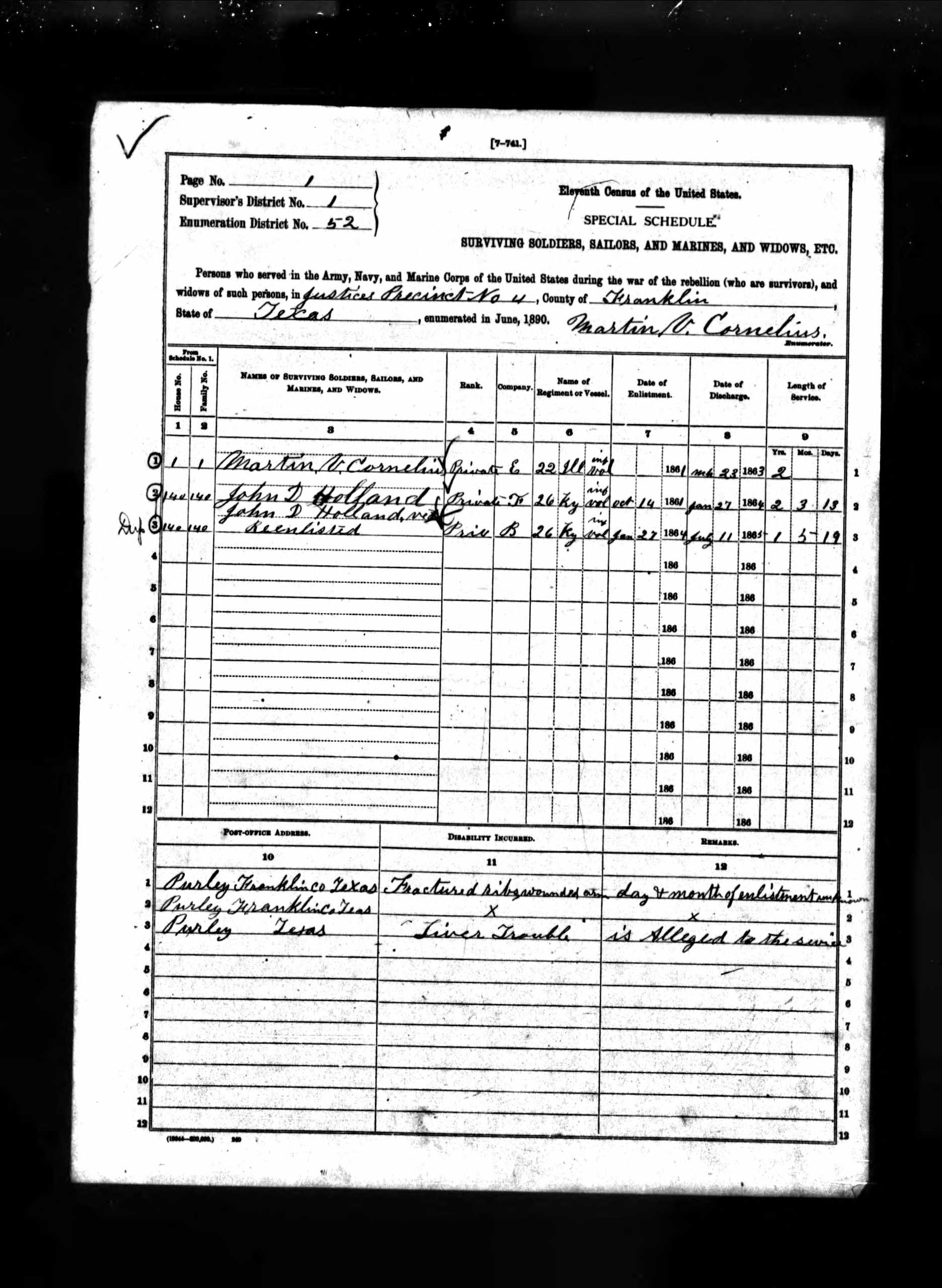 Census Records | Franklin County, TXGenWeb