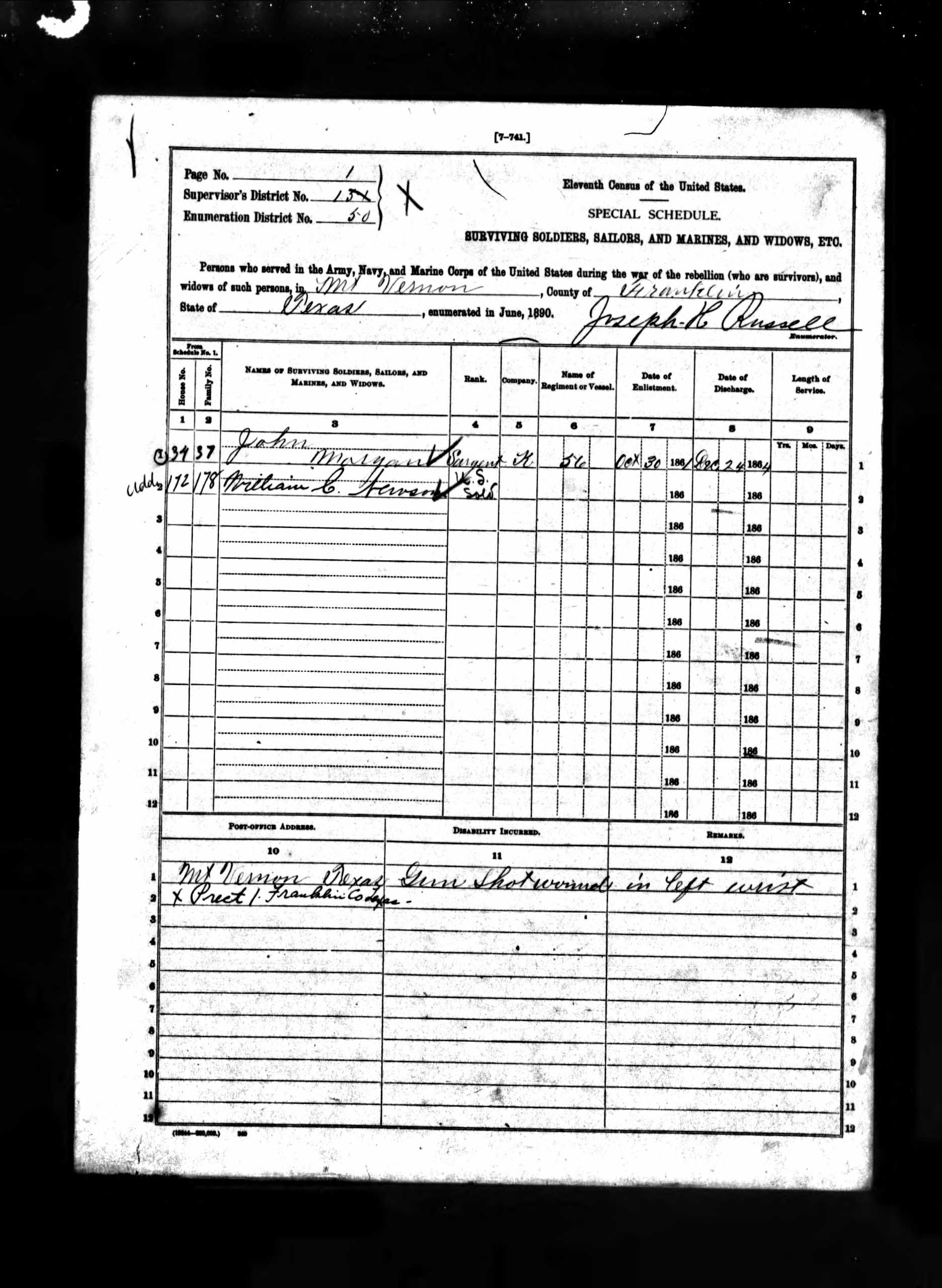Census Records | Franklin County, TXGenWeb